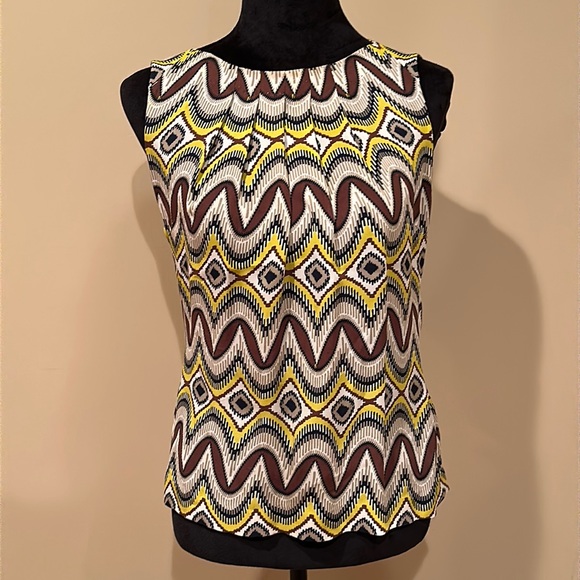 Tory Burch size 4 silk top - Picture 1 of 3